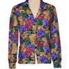 Retro floral blouse
