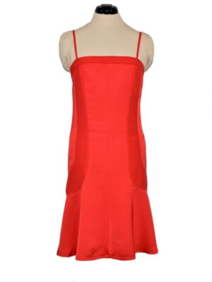 Õlapaeltega punane kleit Filippa K