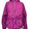 Hooded purple 90s jacket with hood
