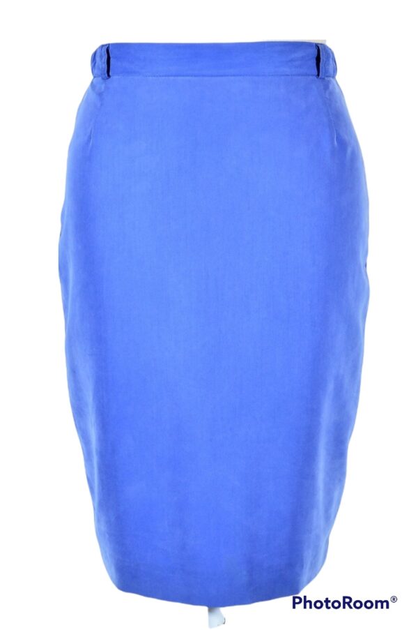 Light blue 80s pencil skirt