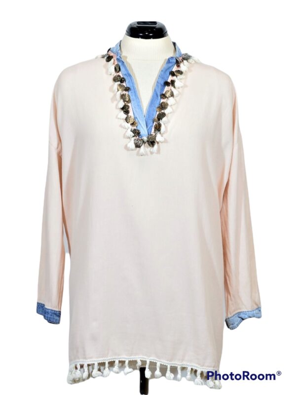 Cotton hippy style blouse