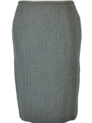 Grey 2000s pencil skirt