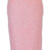 Pink woollen pencil skirt