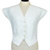 White 90s blouse with lace