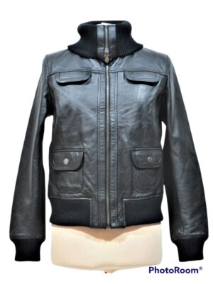 Full leather 2000s jacket