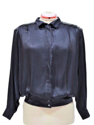 Bomber style blouse with litres