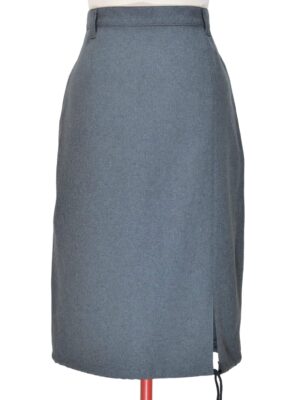 Grey skirt with drawstring bottom