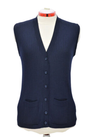 Tumesinine villane vest