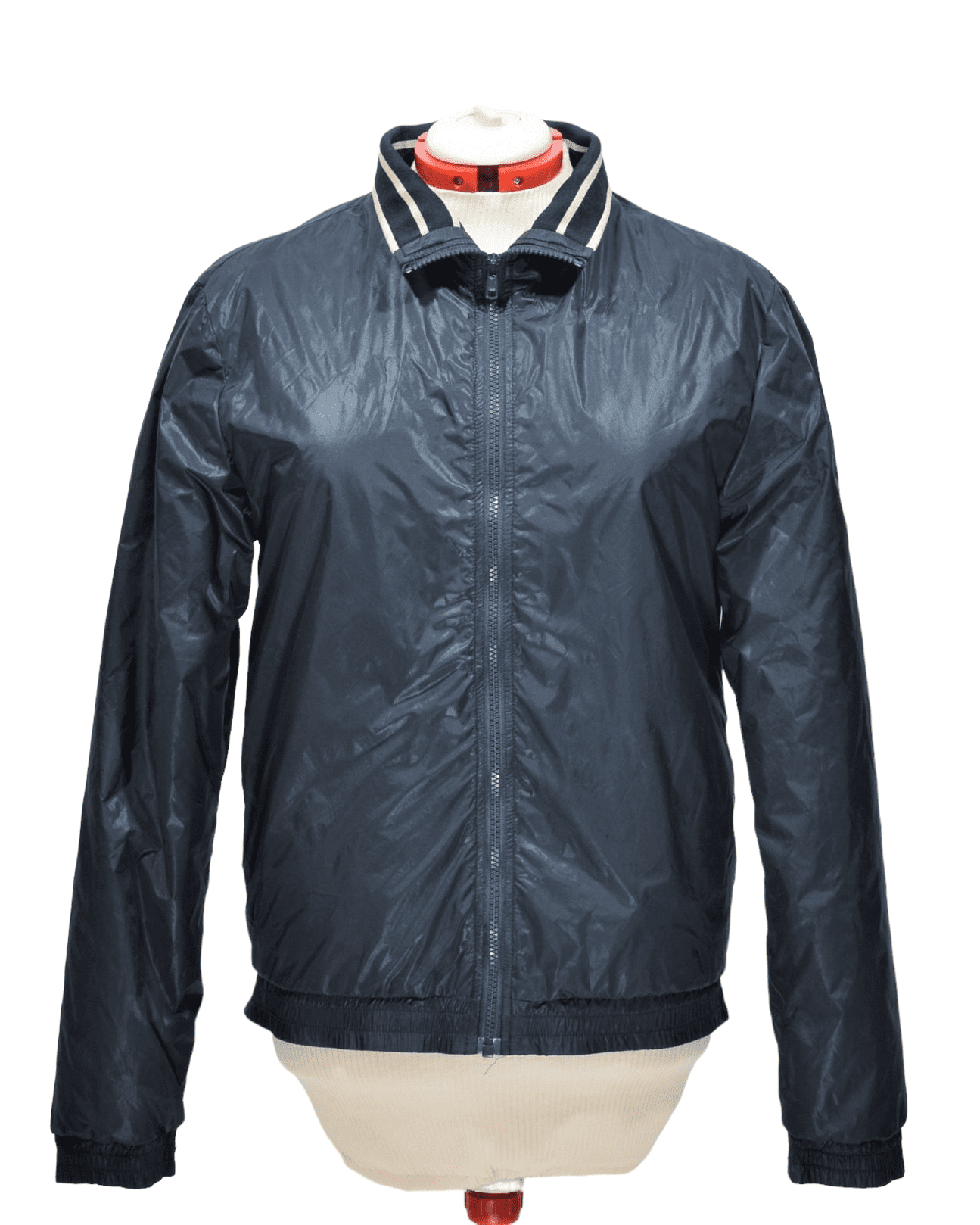Moschino men's navy blue jacket - Metsvintage