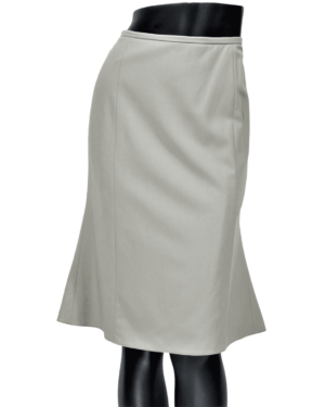 Armani skirt in wool with satin trim