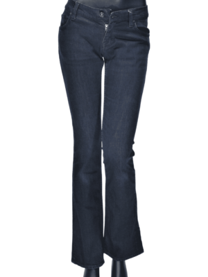 Dark blue bootcut jeans