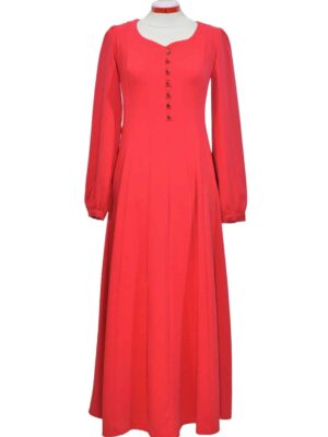 Red vintage liver dress