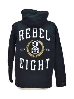 Rebel Eight hooded cotton jacket