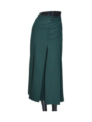 Vintage dark green culotte trousers