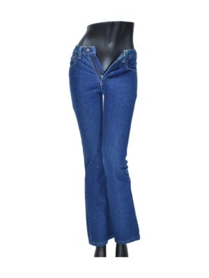 Navy blue Y2K flare jeans