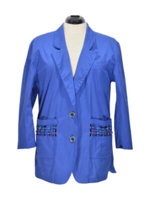 Striking Laura Giaccone blue blazer