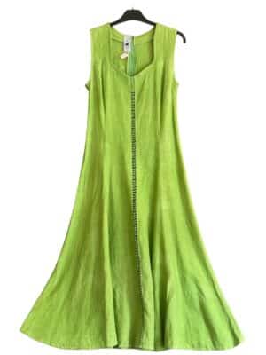 Linane salatiroheline maksi kleit