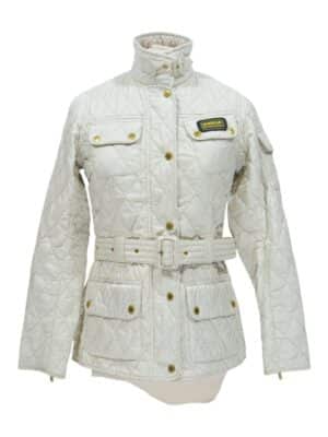 Light beige quilted jacket for women Barbour