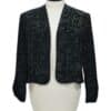 Elegant Women's Vintage Velvet Evening Jacket