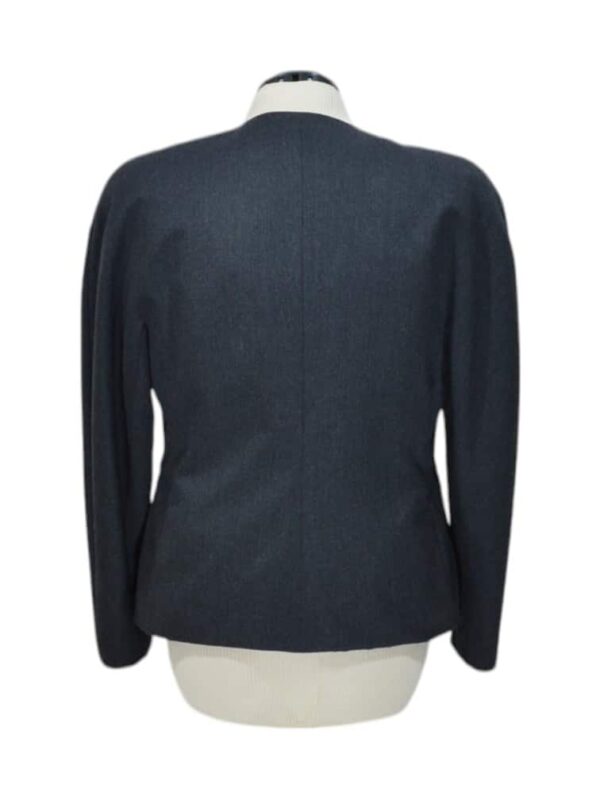 ark Gray Studded Vintage Wool Jacket - Image 2