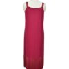 Dark red maxi dress with straps