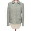 Wool Gray Plaid Women's Jacket