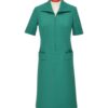 Vintage Klementi green crimplene dress