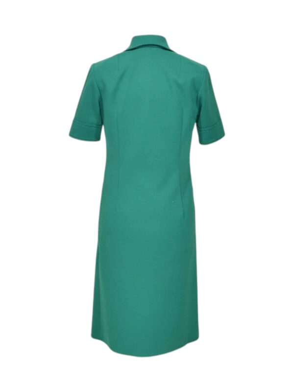 Vintage Klementi green crimplene dress - Image 2